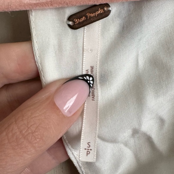 FREE PEOPLE Two Faces Smocked Mini Dress White - Picture 5 of 8